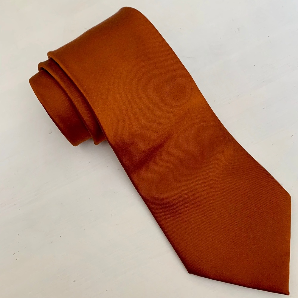 Donald Trump Signature Collection Copper Silk Tie